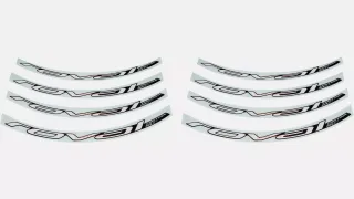 DCL MY21 CONTROL SL 29, 8 DECALS FOR ONE WHEELSET - WHITE GOLD / GHOST PEARL