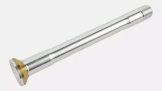 AXL FRONT, ROAD SL THRU-AXLE, 12X100MM, BOLT-ON, 6MM HEX, M12X1.0PX121MM, ALLOY, SILVER