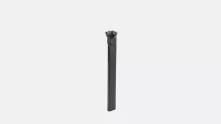 STP MY19 SW VENGE SEATPOST, CARBON, 390MM LENGTH, 20MM OFFSET, SINGLE BOLT 7X7 CLAMP, INCLUDES 7X9 CARBON CLAMPS