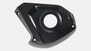 ELE COVER, LEVO/KENEVO (GEN.1), ALLOY FRAME, BOTTOM NDS MOTOR COVER (V2), W/O BOLTS