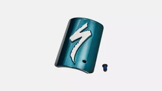 FRM MY26 TERO X, HEADTUBE COVER - EMERALD METALLIC / DOLOMITE METALLIC