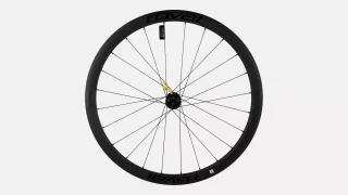 WHL MY19 C38, 700C, REAR, CARBON, TA, 12X142MM, DISC, CENTERLOCK, 24H, SHIMANO 11-SPD ROAD FHB - SATIN CARBON W/ BLACK DCL