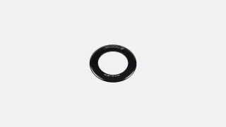 HDS SUB, 45.5MM DIAMETER 'HELLA FLUSH' TOP COVER, ALLOY, BLACK (H2387)