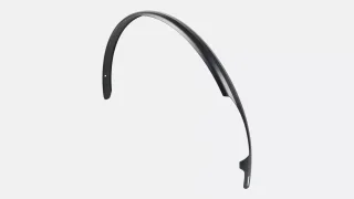 FND MY16 PLUG AND PLAY REAR FENDER WITH DER CUTOUT W/O HARDWARE