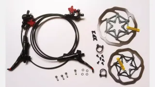 BRK SRAM MY12 MTB XX R WORLD CUP BRAKESET R&L LEVERS & CALIPERS 800(FNT)/1550(REAR) BLK