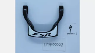 SHL MY13-14 CAMBER, SHOCK LINK, ALLOY - BLACK W/ WHITE DECAL