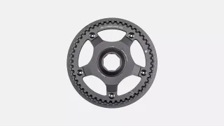 CHR GATES (CDX), 48T, CARBON BELT DRIVE, 5-BOLT, 130 BCD, 1X FOR IGH, ALLOY, W/ BOLTS