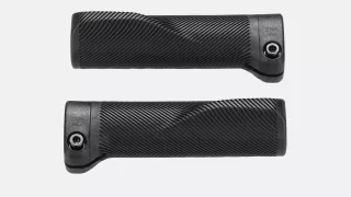 BAR GRIPS, KIDS FLANGED LOCK-ON, 100MM LENGTH, 26MM OD, 19MM DIA. BAR MOUNT, RUBBER, CLOSED END