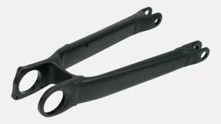CHS MY16 DEMO 8 I CARBON, ALLOY CHAINSTAY, 12X135MM - SATIN CARBON/CHARCOAL NO DECAL