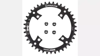 CHR TURBO, 40T, 10/11-SPD, 104BCD, 1X RING, ALLOY, W/ CHAINRING BOLTS, PRAXIS