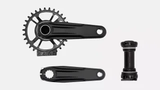 CRK KIDS 2-PIECE, 140MM, CRANKSET, ALLOY, 24MM SPINDLE, 30T DIRECT MOUNT, SINGLE SPD, 52.65MM CL, W/ BB