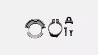 HDS SUB, INTEGRATED STEERER STOP ASSEMBLY, W/ CASTLE BLOCK COLLAR & COMPRESSION RING (NO BEARINGS)