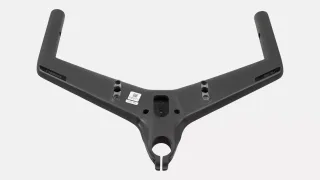BAR SHIV TT DISC, BASE BAR & INTEGRATED STEM, 340MM WIDTH, CARBON, FOR 25.4MM STEERER, W/ STEM BOLTS AND NUTS