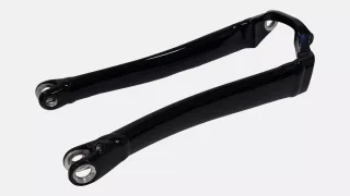 CHS MY18-19 KENEVO FSR (GEN.1), ALLOY CHAINSTAY, 12X148MM - GLOSS BLACK NO DECAL