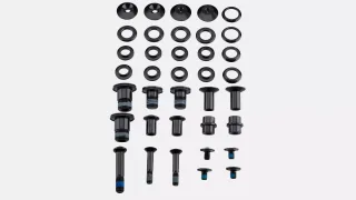 BLT KIT, MY21 SJ EVO, CARBON FRAME, SUSPENSION PIVOT BOLT KIT  (W/ PIVOT SPACERS)
