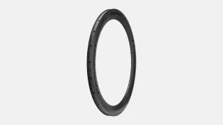 RIM MY22 RAPIDE CLX II, 700C, REAR, CARBON, 24H, DISC, 21MM INTERNAL, 60MM DEPTH (TUBELESS VERSION) (WC039) - SATIN CARBON W/ BLACK DCL