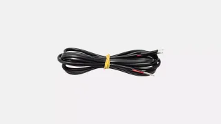 ELE WIRING, SL SYSTEM, 12V REAR LIGHT CABLE, QUICK CONNECT FLAT MALE & OPEN END CONNECTORS, 2000MM LENGTH