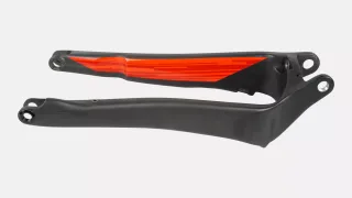 CHS MY16 SW CAMBER 650B, CARBON CHAINSTAY, 12X142MM - SATIN/GLOSS CARBON ROCKET RED/FLORED