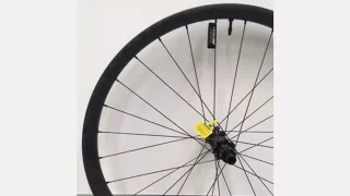 WHL MY16 TRAVERSE 38 SL, 27.5, REAR, CARBON, TA, 12X148MM, DISC, 6-BOLT, 28H, SRAM XD FHB (LFM02R) - SATIN CARBON W/ BLACK DCL