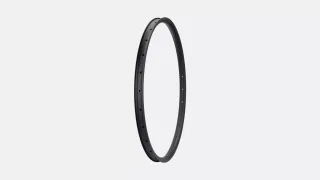 RIM MY23 OE TRAVERSE, 29, FRONT & REAR, ALLOY, 28H, DISC, 30MM INTERNAL - BLACK W/ CHARCOAL S-LOGO DCL
