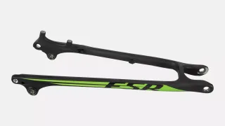 STS MY16 SW EPIC FSR 29 FRAMESET, CARBON SEATSTAY, 12X142MM - SATIN / GLOSS CARBON / MONSTER GREEN / WHITE