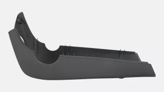 ELE COVER, VADO/COMO (GEN.1), BOTTOM MOTOR COVER - SATIN GRAPHITE