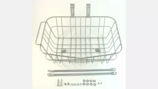 CRR DAILY FRONT BASKET WITH HARDWARE SIL sp imp